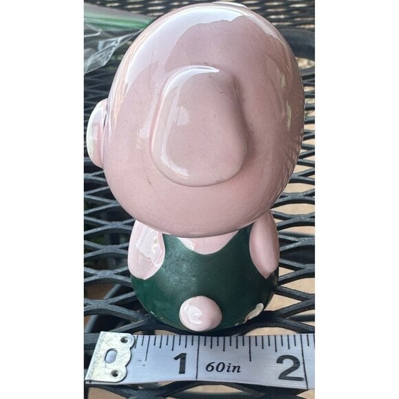 Set of 2 VINTAGE Alligator and Pink Pig Ceramic Collectible Figurines (READ) - Picture 13 of 15